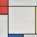 Reproducción del cuadro Composición con rojo, amarillo y azul - Piet Mondrian