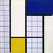 Reproducción del cuadro Composición en semitonos - Theo van Doesburg
