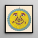 Conception of a smiling lantern - Anonymous — framed artwork on a wall