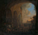Conductores con ganado bajo un arco del Coliseo en Roma - Jan Asselijn — vista de la obra