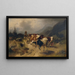 Descente du bétail - Conrad Bhlmayer — framed artwork on a wall