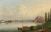 Vista de Coblence con la fortaleza Ehrenbreitstein - Conrad Zick — vista de la obra