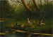 Patos cerca del estanque - Constant David Ludovic Artz — vista de la obra