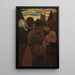 Sobre el muelle - Constant Permeke — cuadro enmarcado en la pared