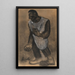 The Sower - Constant Permeke — framed artwork on a wall