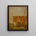 Casa - Constant Permeke — cuadro enmarcado en la pared