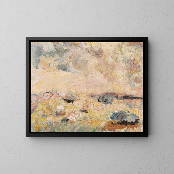 Paisaje en Devon - Constant Permeke — cuadro enmarcado en la pared