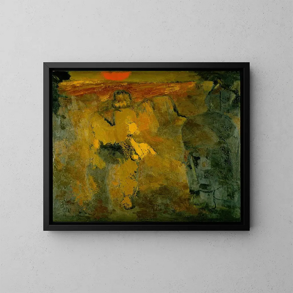 Paisaje inacabado - Constant Permeke — cuadro enmarcado en la pared