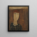 Retrato de Beatty - Constant Permeke — cuadro enmarcado en la pared