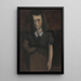 Simonne - Constant Permeke — cuadro enmarcado en la pared