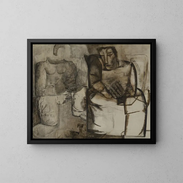 Vêpres - Constant Permeke — cuadro enmarcado en la pared