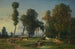 View of La Ferté-Saint-Aubin near Orléans - Constant Troyon — artwork view