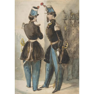 Constantin Guys - Officers of the Guard.webp