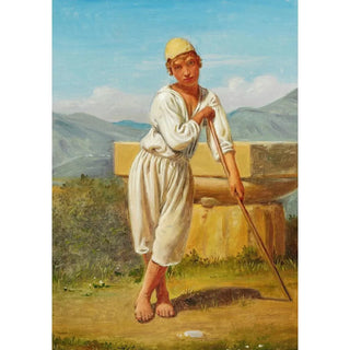 Constantin Hansen - A shepherd boy from Pstum.webp