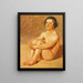A Lazaret Sitting - Constantin Hansen — framed artwork on a wall