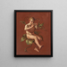 Faune - Constantin Hansen — framed artwork on a wall