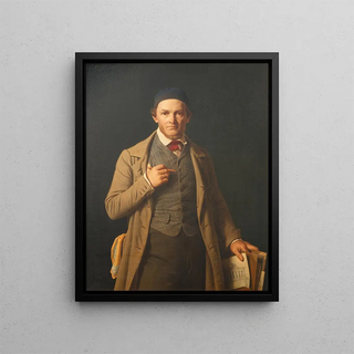 Constantin Hansen - Portrait Of Gottlieb Bindesbll.webp