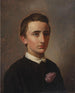Portrait of the future assistant professor and doctoral student August Weis - Constantin Hansen — artwork view