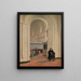 L. Interior de la iglesia de St. Bendts en Ringsted - Constantin Hansen — cuadro enmarcado en la pared