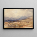 Scottish landscape painting - Copley Fielding — framed artwork on a wall