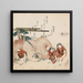 Concha de amor perdido Katashigai - Katsushika Hokusai — cuadro enmarcado en la pared