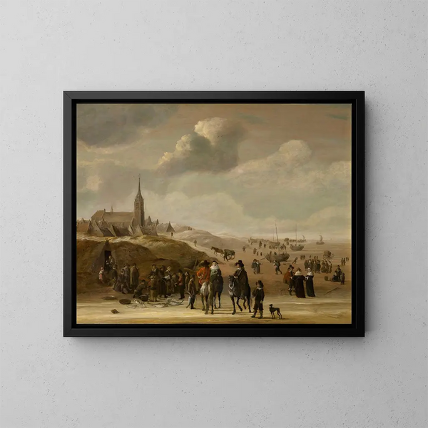 Scheveningen - Cornelis Beelt — cuadro enmarcado en la pared