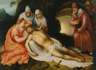 Cornelis Cornelisz Van Haarlem - The Lamentation.webp