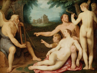 Cornelis Cornelisz Van Haarlem - The Mirror of Time.webp