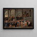 Visiting the Sick - Cornelis de Wael — framed artwork on a wall
