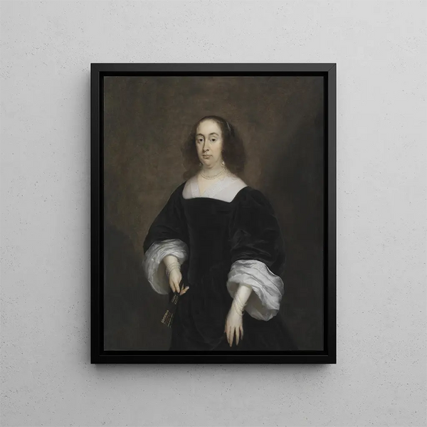 Élisabeth Vivien - Cornelis Jonson van Ceulen — framed artwork on a wall