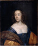Retrato de una dama en azul - Cornelis Jonson van Ceulen — vista de la obra