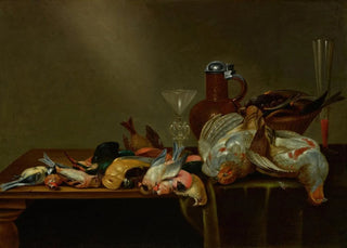 Cornelis Mahu - Still Life with Game Birds.webp