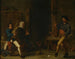 Escena en una taberna - Cornelis Saftleven — vista de la obra
