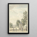 View of a property with four lacrosse players - Cornelis Troost — framed artwork on a wall