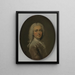 Autorretrato - Cornelis Troost — cuadro enmarcado en la pared