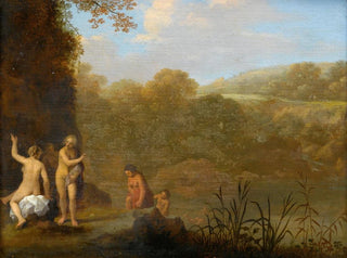 Cornelis Van Poelenburch - Bathing Girls.webp