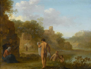 Cornelis Van Poelenburch - Bathing Men.webp