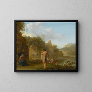 Cornelis Van Poelenburch - Bathing Men.webp
