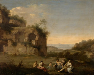 Cornelis Van Poelenburch - Landscape with a Ruin.webp