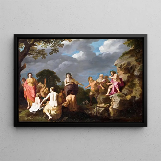 Cornelis Van Poelenburch - The Musical Contest between Apollo and Marsyas.webp