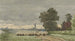 Paisaje con rebaño de ovejas - Cornelis Willem Hoevenaar II — vista de la obra