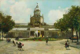 Cornelis de Bruin - Frederiksplein met Paleis voor Volksvlijt.webp