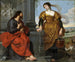 El Cristo y la mujer samaritana - Cornelis de Vos — vista de la obra