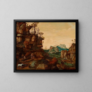 Cornelis van Dalem - Landscape with Adam and Eve.webp