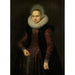 Reproducción del cuadro Retrato de Brechtje Overrijn van Schoterbosch - Cornelis van der Voort