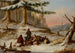 Hunters of the Moose - Cornelius David Krieghoff — artwork view