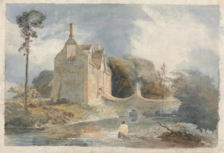 Cornelius Varley - A Moated House.webp