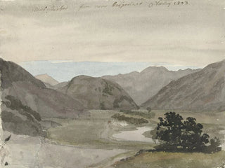 Cornelius Varley - View of Moel Siabod from Beddgelert North Wales.webp