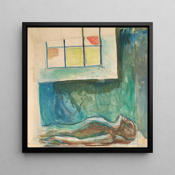 Corps masculin sur la table d'autopsie - Edvard Munch