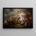 Allegory of Peace and Justice - Corrado Giaquinto — framed artwork on a wall